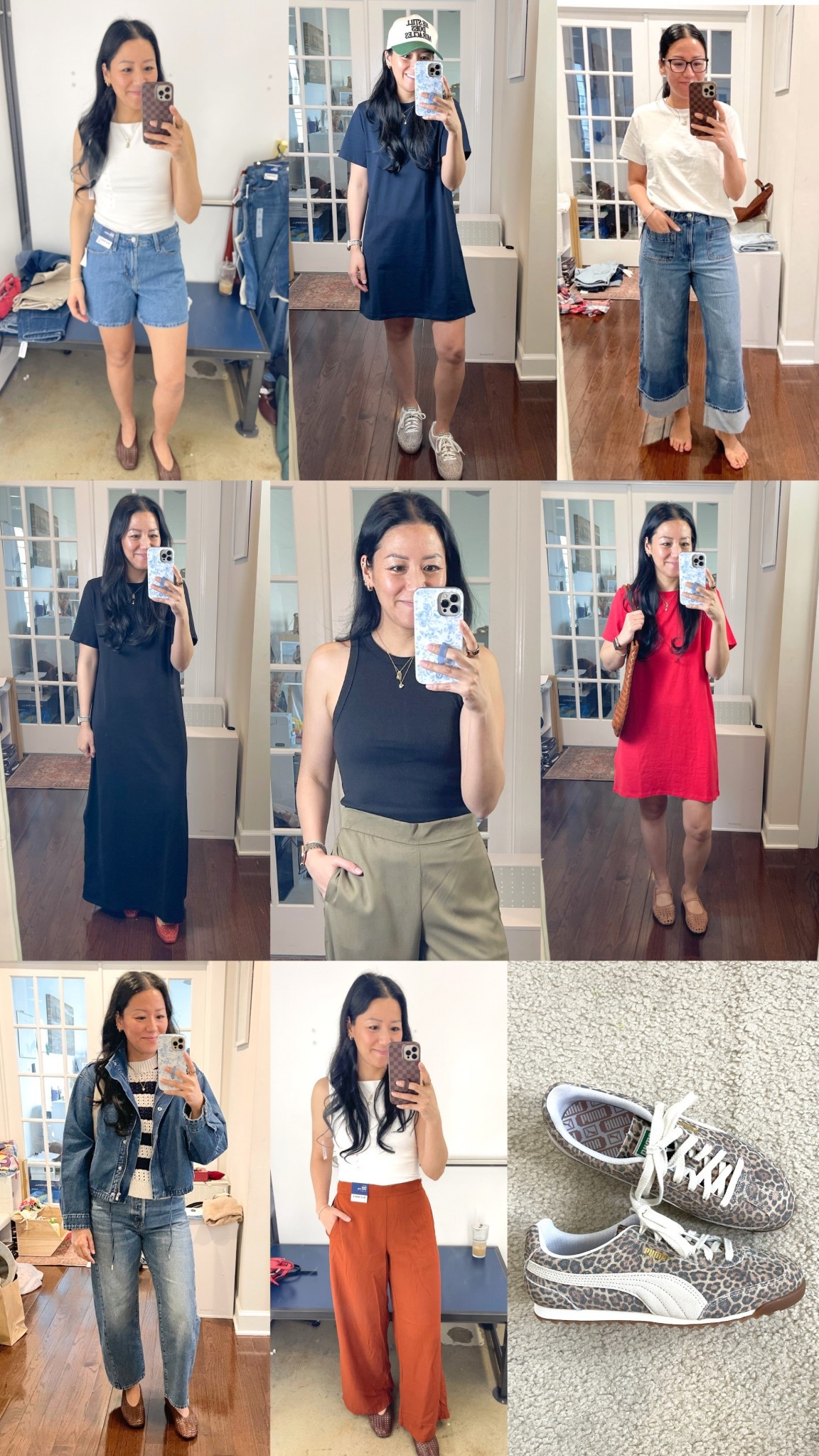 Top row (left to right)
Size 2 shorts, size small dress, size 2 jeans
Middle row (left to right)
Size small maxi, XS tank and small dress
Bottom row (left to right)
Size small jacket, size 26 jeans, size small playa pants, sized up 1/2 in Pumas


#LTKSeasonal #LTKSaleAlert #LTKOver40