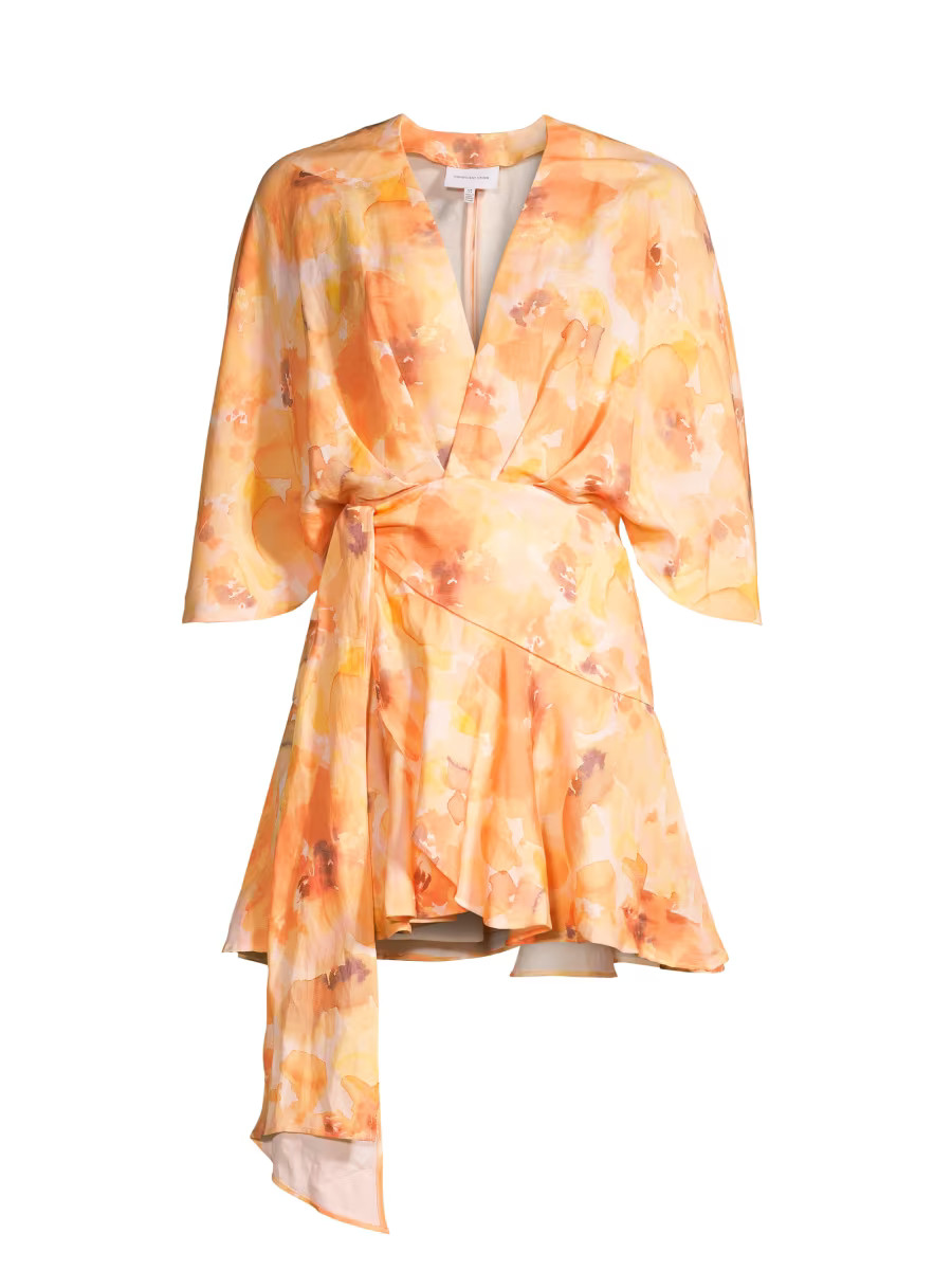 Olivia Belted Minidress | Saks Fifth Avenue