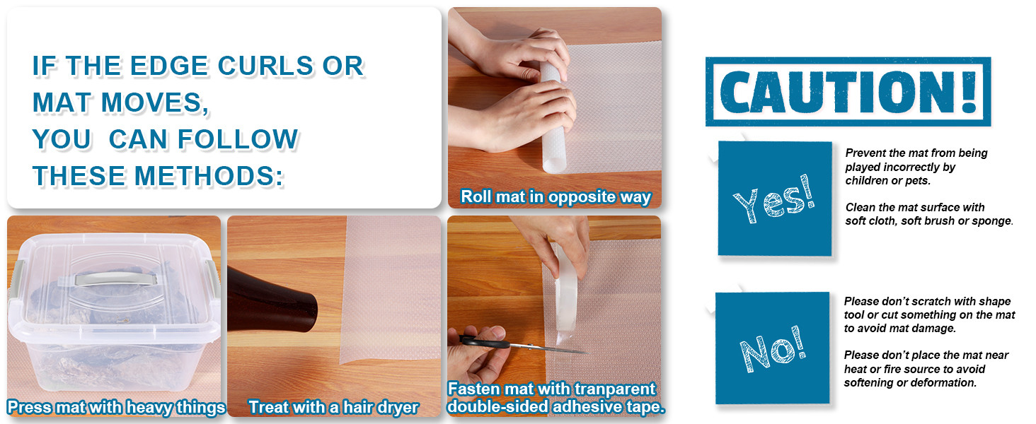 Shelf Liners, 22in x 20ft Kitchen Drawer Mats, Non-Adhesive EVA Cupboard Protector, Cabinet Linin... | Amazon (US)