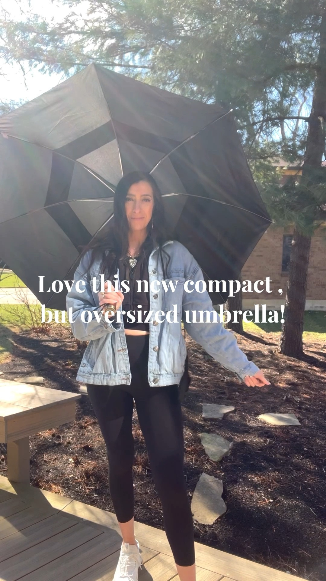 Love this new umbrella from Amazon!￼It’s very compact when collapsed & oversized when opened. Performs great in the wind.￼



#LTKTravel #LTKSeasonal