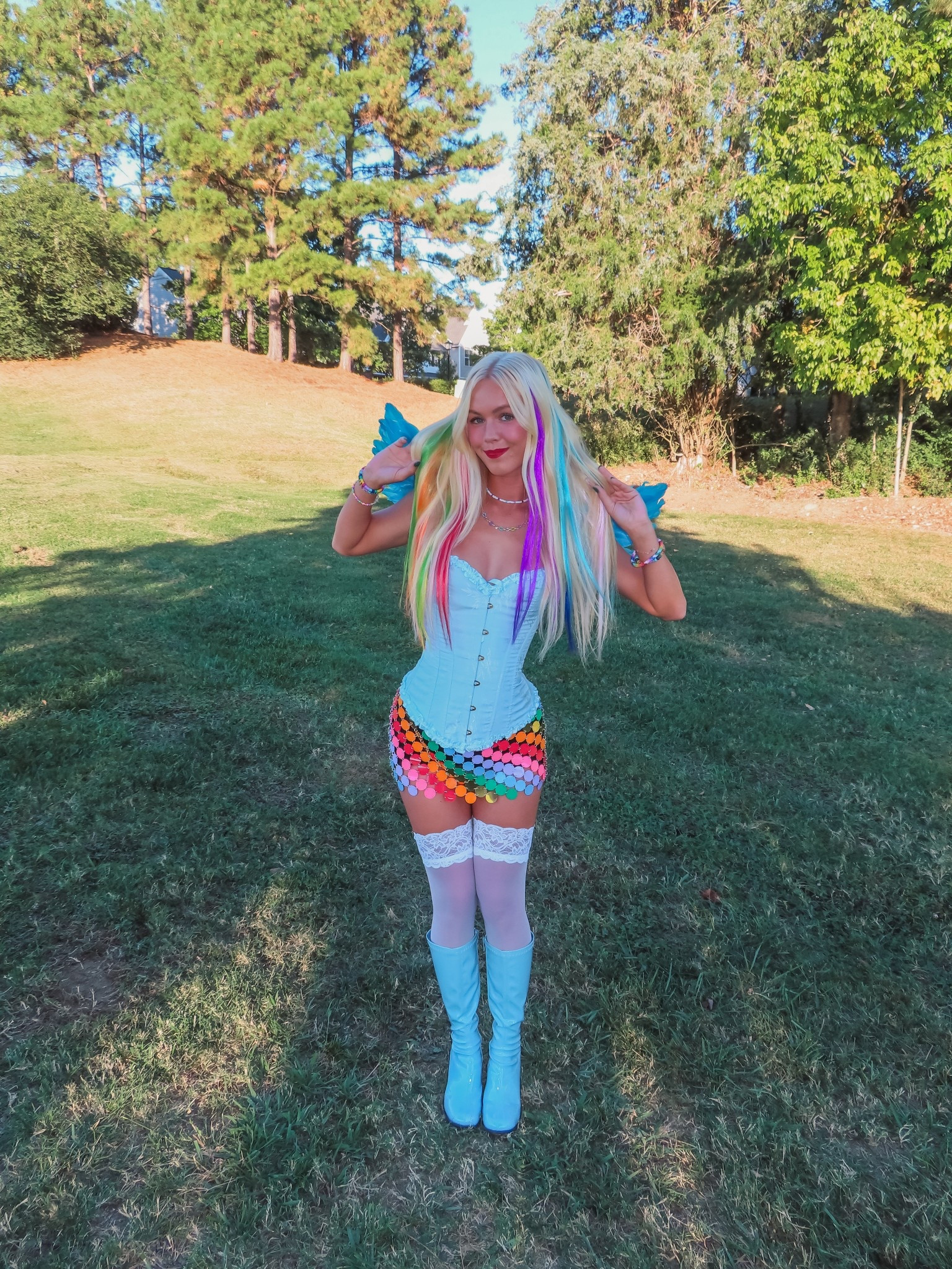 Rainbow dash Halloween costume idea 

#LTKHalloween