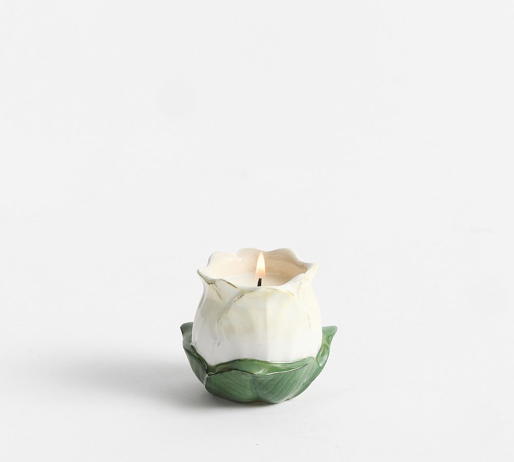 Vintage Tulip Votive Candle - Flower Market | Pottery Barn (US)