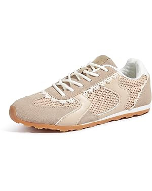 LUCKY STEP Women's Mesh Fashion Sneakers Non Slip Breathable Casual Running Shoes Stylish Retro L... | Amazon (US)