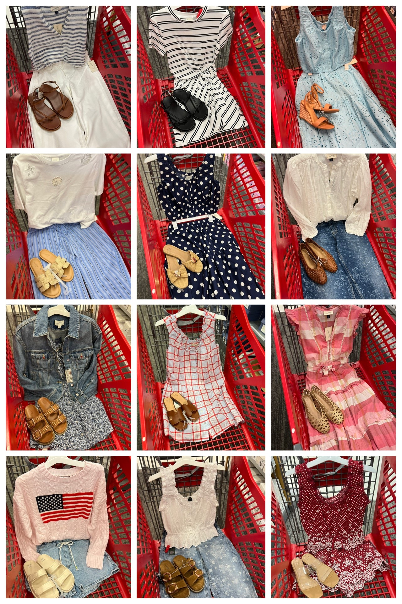 It’s Target Tuesday and I’ve put together 12 new outfits for ya! Cute matching sets, new denim finds, everyday basics and casual dresses. #targetstyle