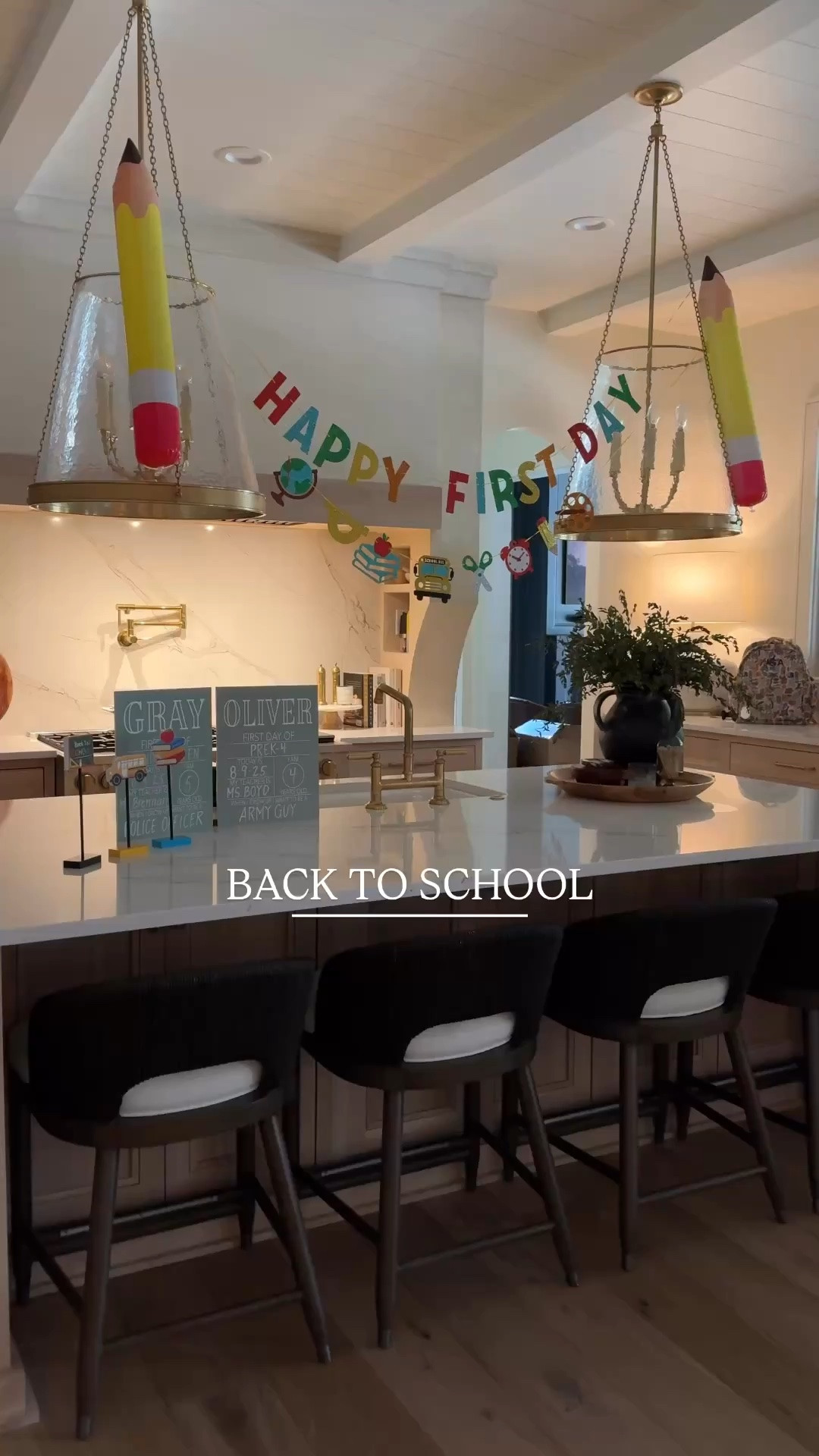 Back to school decor! Love doing this each year for the boys to make the first day special. All from Amazon with fast shipping! Their personalized sign boards are from Etsy- we use these every year and can fill in details for the new school year! 

School decor, kindergarten, preschool, back to school, mom life, new school year

#LTKKids #LTKmomlife #LTKSeasonal