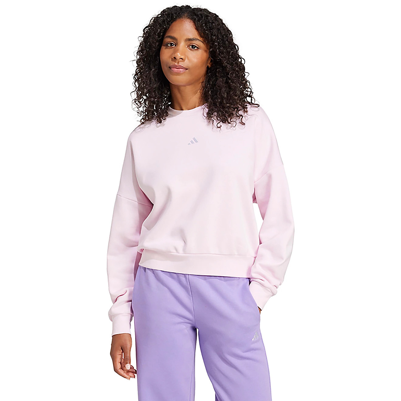 adidas Women's Essentials Small Logo Feel Cozy Sweatshirt | Academy Sports + Outdoors