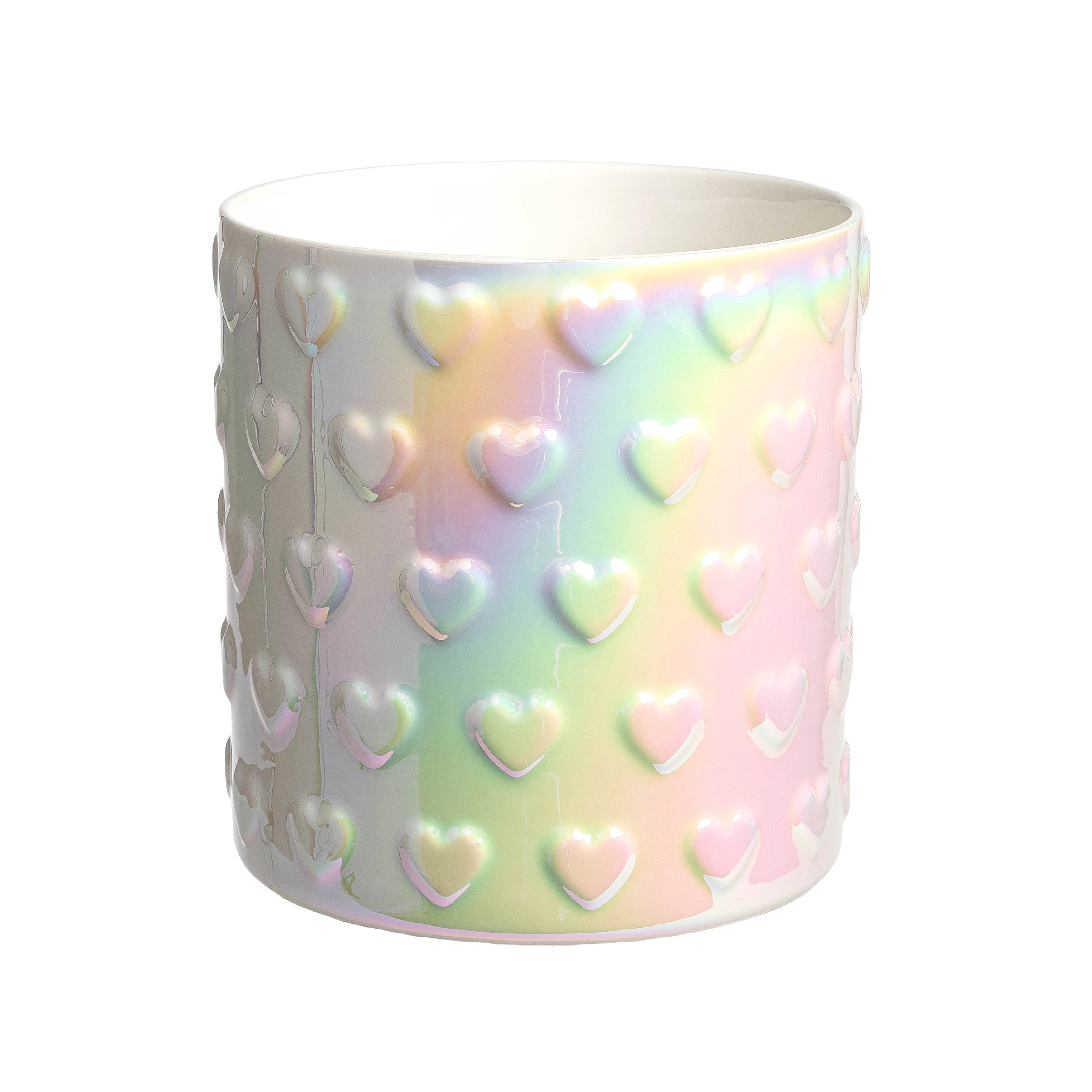 Paris Hilton Embossed Hearts Ceramic Utensil Crock, Fits Up To 18 Kitchen Gadgets, Multipurpose H... | Walmart (US)