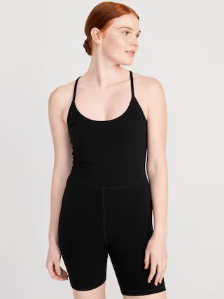 PowerChill Racerback Bodysuit for Women -- 6-inch inseam | Old Navy (US)