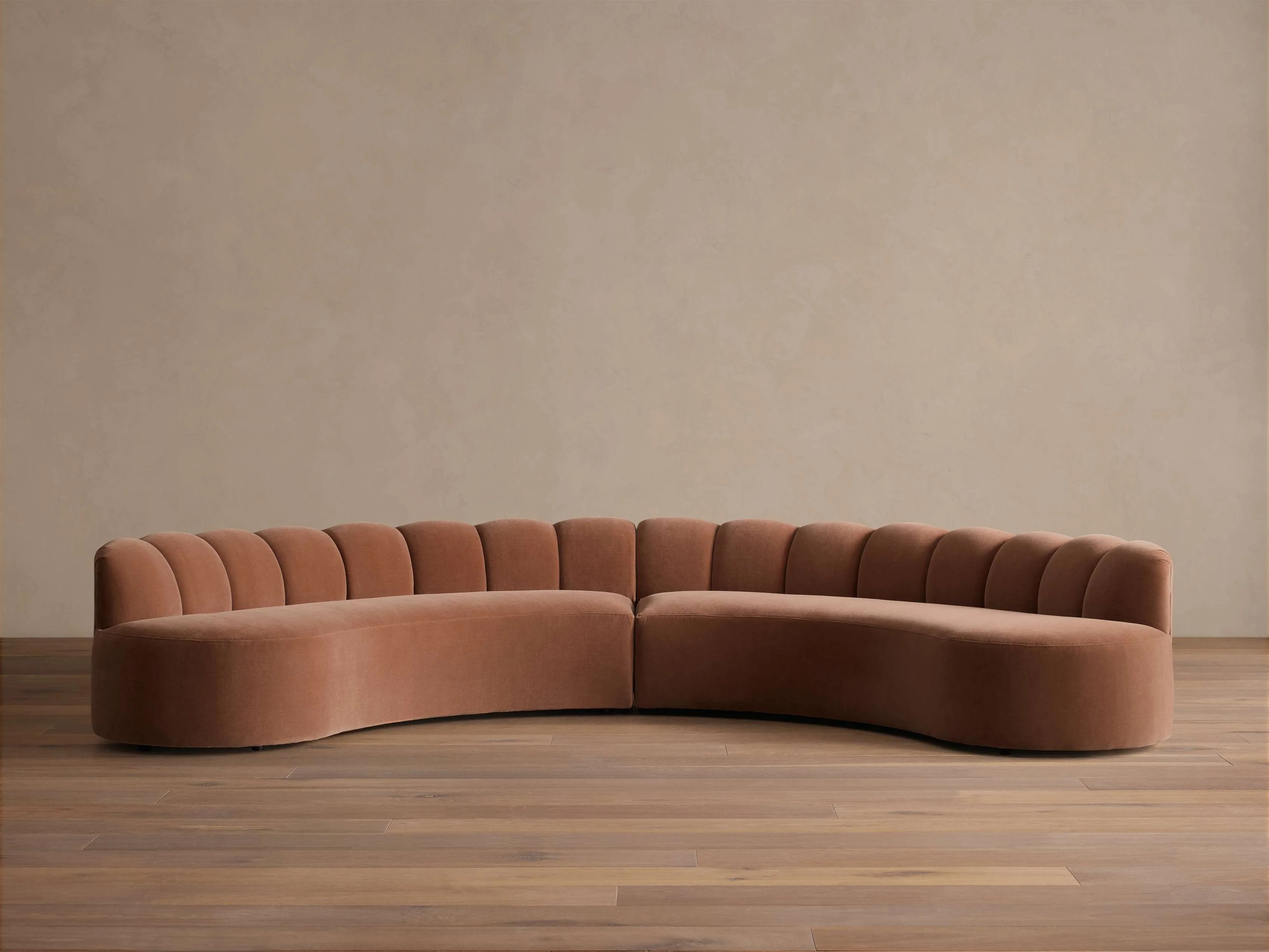 Amira Two-Piece Curved Sectional | Arhaus | Arhaus