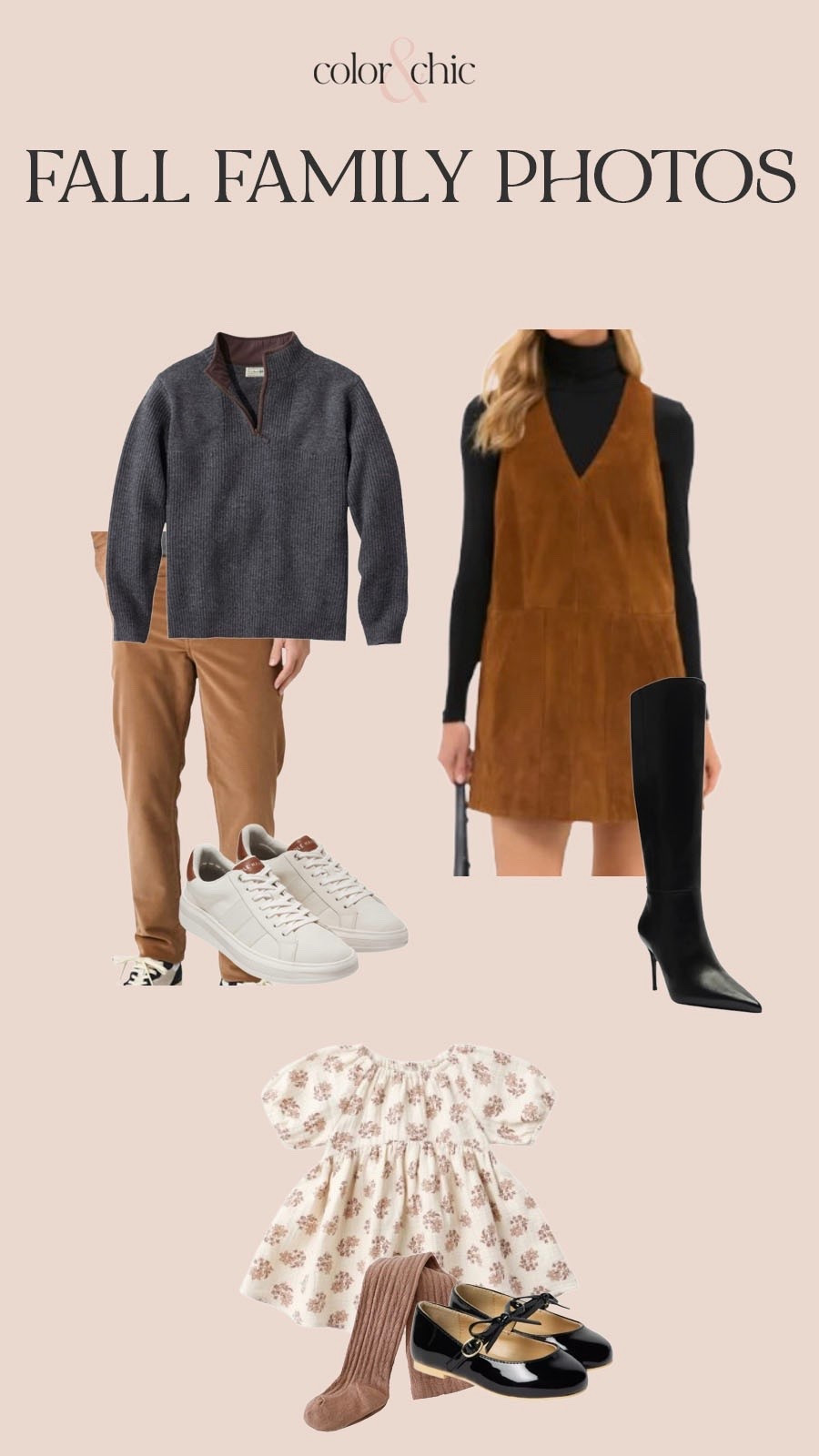 Fall family photos outfits that would be perfect for the season! Love the black and brown look  

#LTKFamily #LTKStyleTip #LTKSeasonal