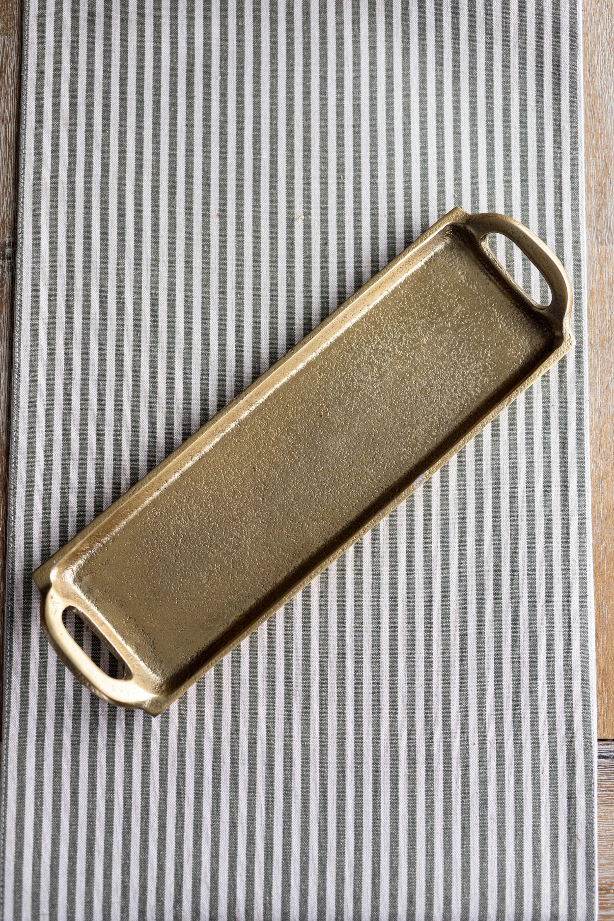 Gold Aluminum Rectangle Tray | By Luxe B Co. | Luxe B Co
