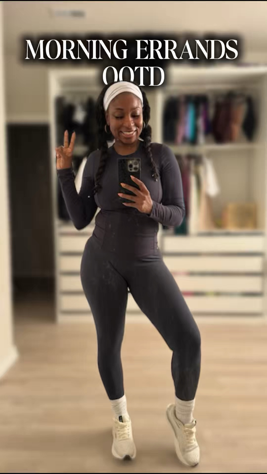 Perfect activewear set to run errands. Wearing a size L. Curious to see how a M would fit. 

#LTKootd #LTKdayinmylife #LTKActive