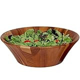 Woodard & Charles Acacia Wood Salad Bowl, 14-Inch | Amazon (US)