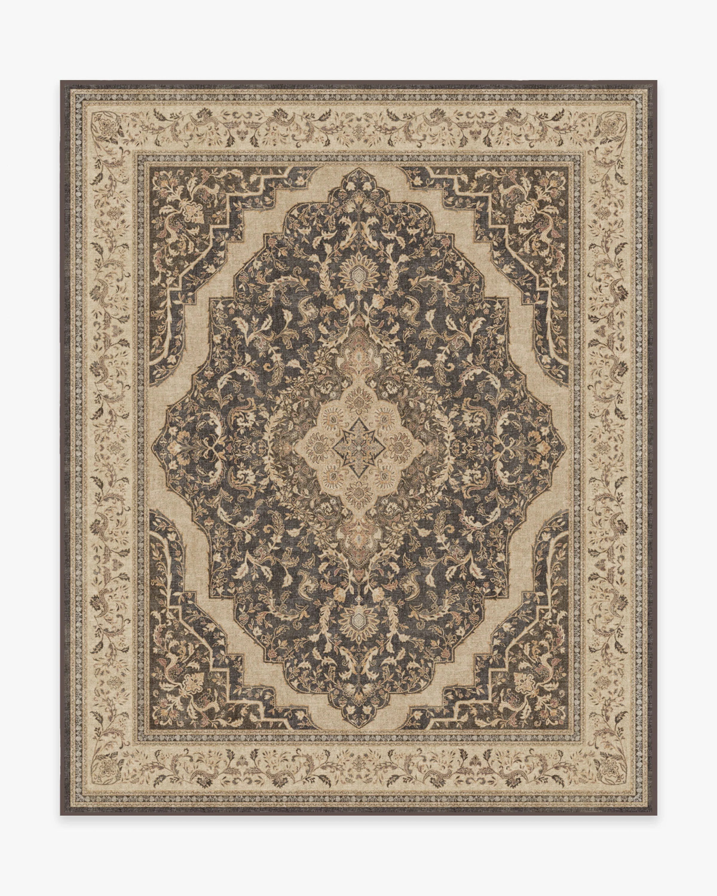 Adeline Dark Wood Rug | Ruggable