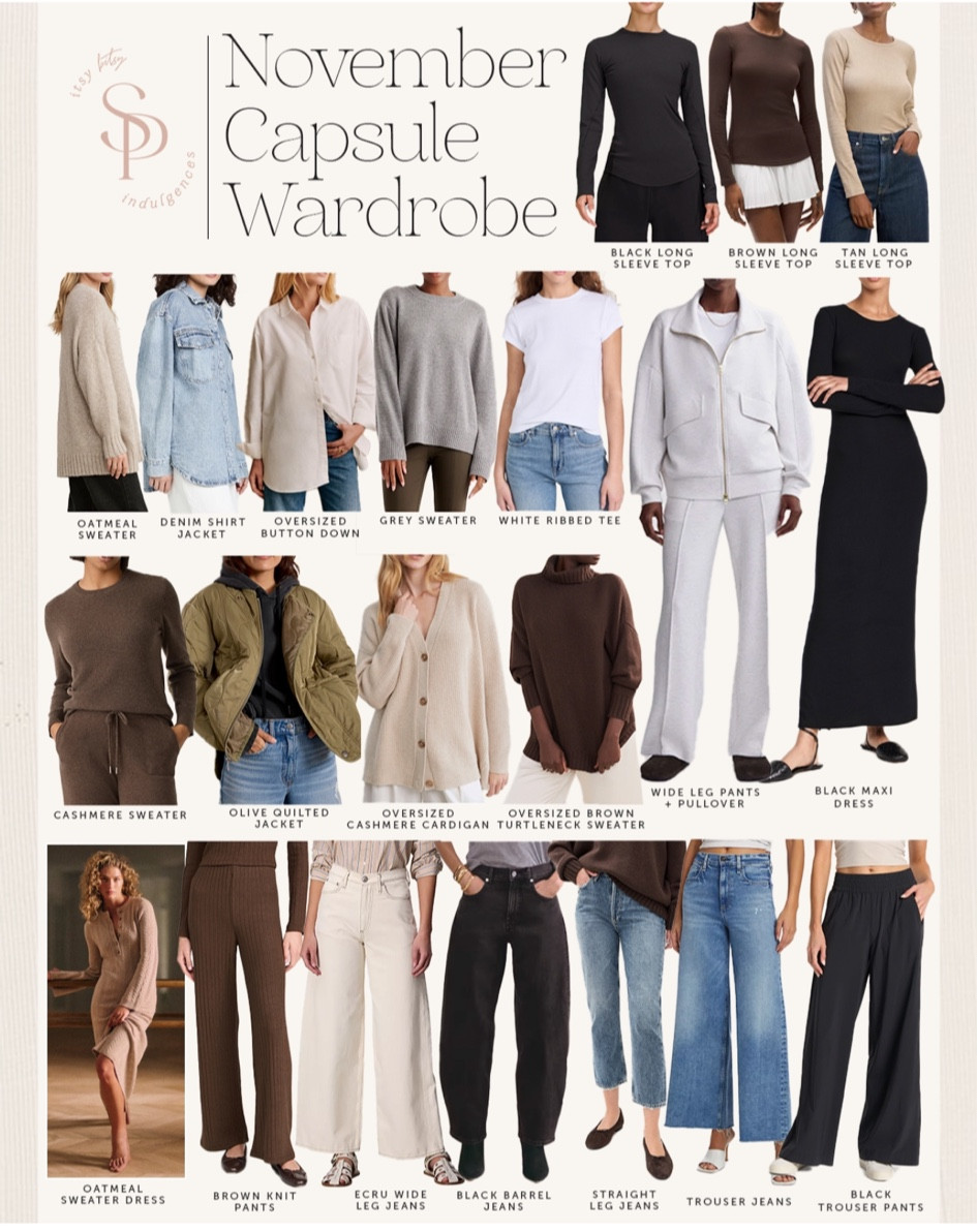 November’s capsule wardrobe 

#LTKOver40