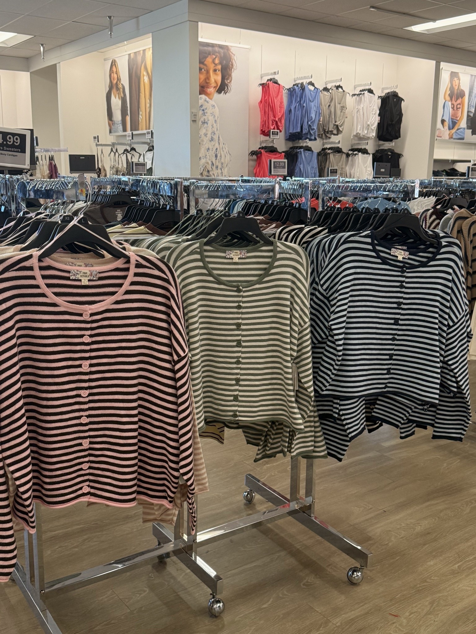 How cute are these fall striped cardigans?! On sale now! Need them all 🍂