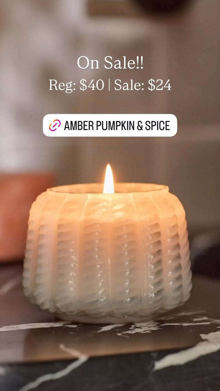 Pumpkin spice candle on sale at Anthropologie

#LTKHome #LTKSaleAlert