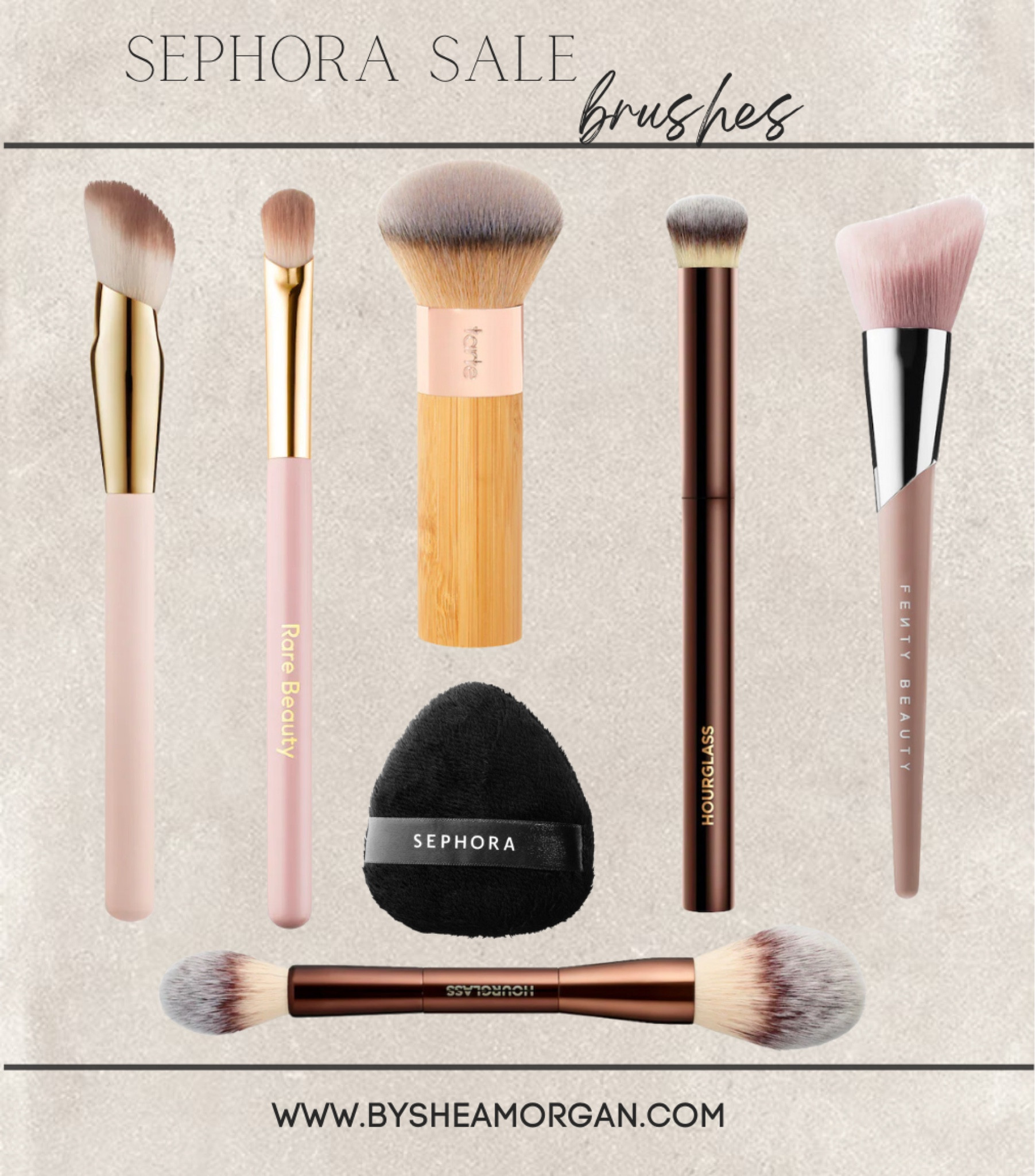 These are some of my go to makeup brushes. Tarte foundation brush. Hourglass concealer brush  

#LTKbeauty