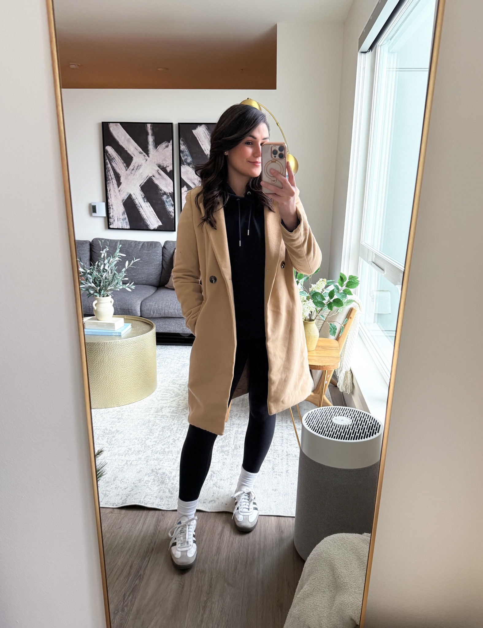 comfy athleisure outfit | casual style | effortless style | everyday style | spring transition outfits | adidas sambas og | airport outfit ideas 

#LTKSeasonal #LTKStyleTip #LTKTravel