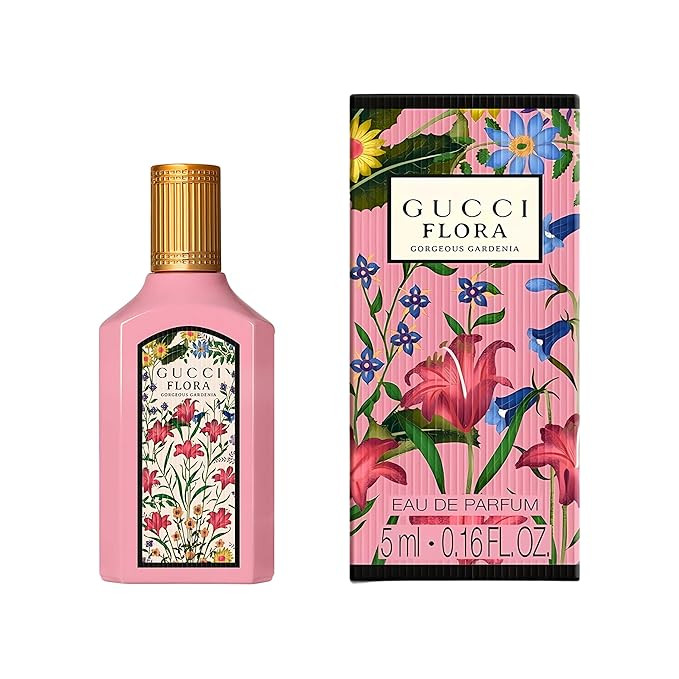 Gucci Flora Gorgeous Gardenia Eau De Parfum ~ Mini Splash Top 0.16 Fl Oz | Amazon (US)