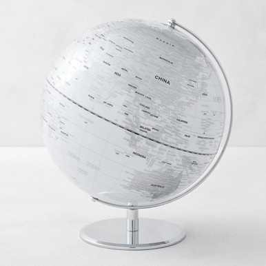 World Globe - White | Z Gallerie