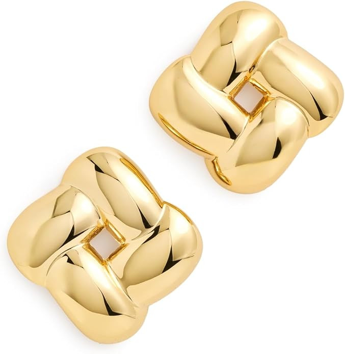 JENNY BIRD Women's Mega Woven Square Earrings | Amazon (US)