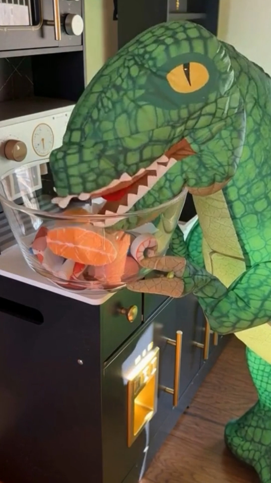 Who or what should we feed next? We cooked this hungry dino a full bowl of pretend meat and it turned into the funniest little feast in our play kitchen.

Parents, SAVE this for later. Letting your child create meals for their toys is such an easy pretend play idea and it opens up so much imagination. They get to search for all the foods, build the bowl, and act out feeding time. It keeps them busy, builds storytelling skills, and makes all your play food feel brand new again.  



#LTKGiftGuide #LTKmomlife #LTKKids