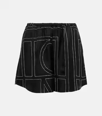 Logo silk shorts | Mytheresa (UK)