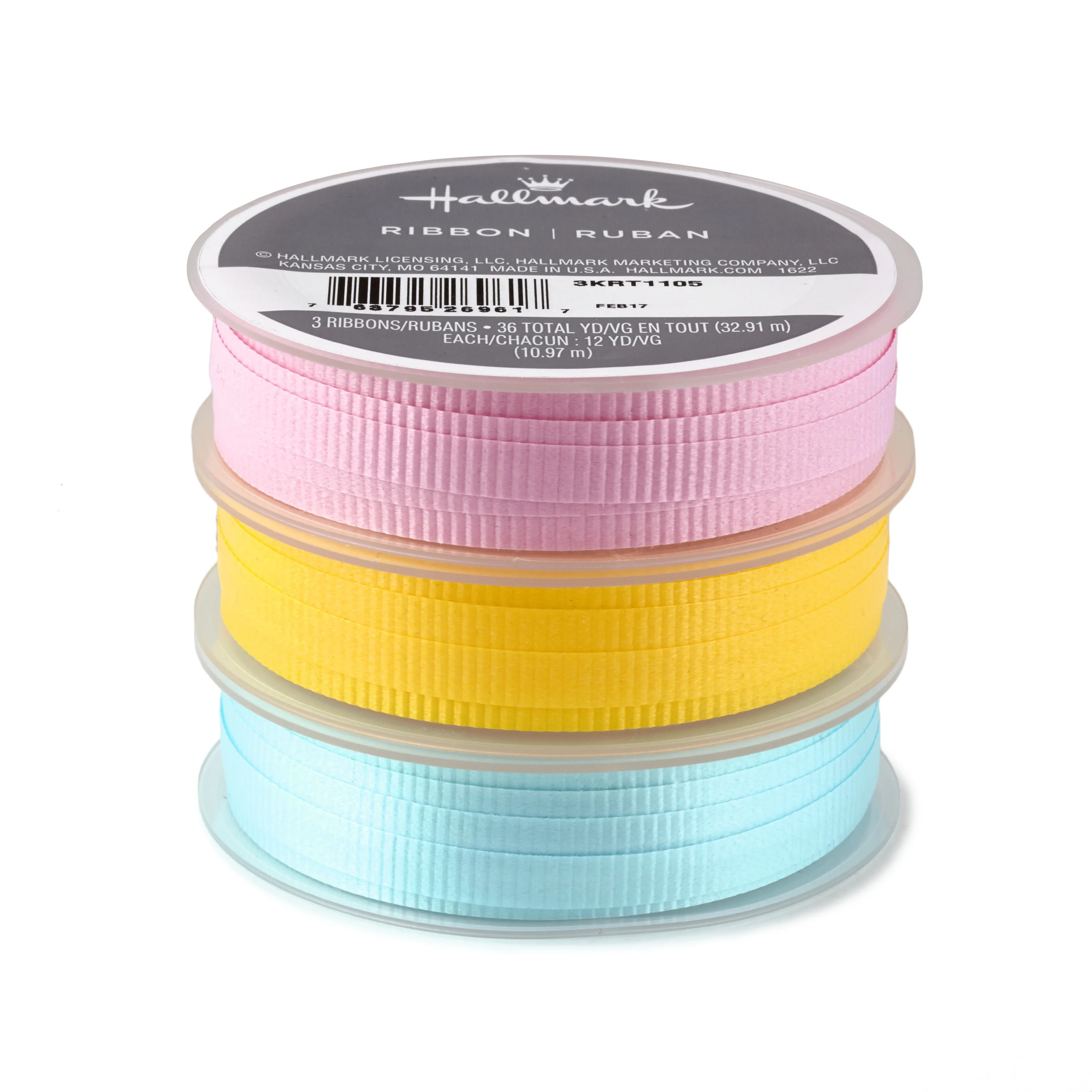Hallmark 3-Pack Assorted Curling Ribbons (Aqua/Yellow/Pink) 108' Total | Walmart (US)