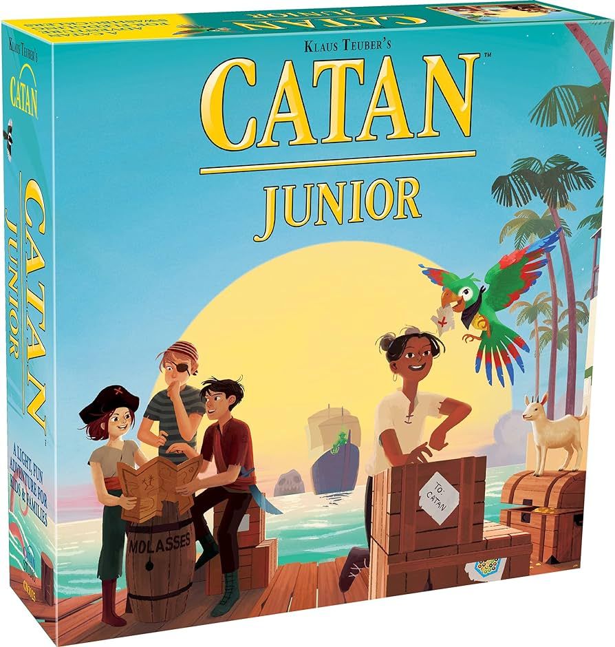 CATAN Junior Board Game | Board Game for Kids | Strategy Game for Kids | Family Board Game | Adve... | Amazon (US)