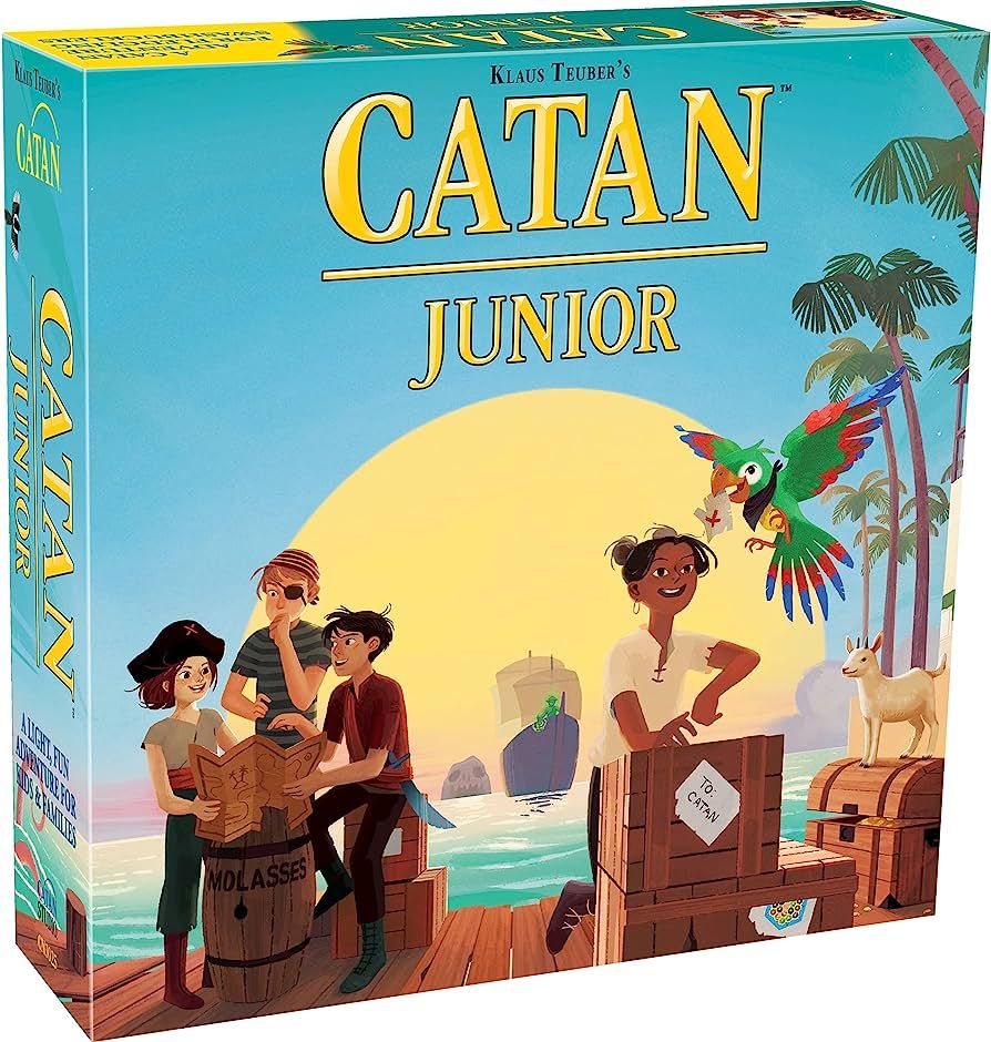 CATAN Junior Board Game | Board Game for Kids | Strategy Game for Kids | Family Board Game | Adve... | Amazon (US)
