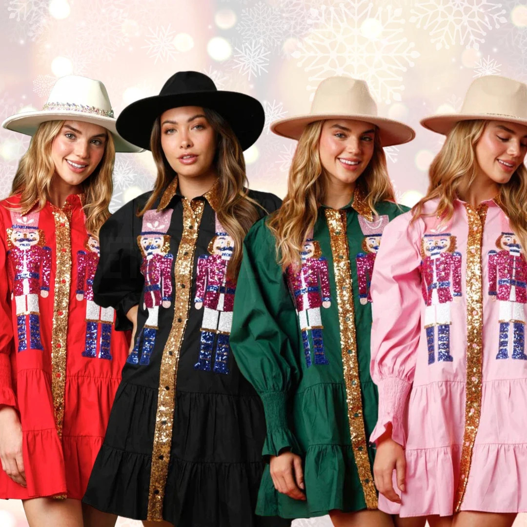 Cute Sequin Nutcracker Dress Christmas Holiday Dress Women - Etsy | Etsy (US)