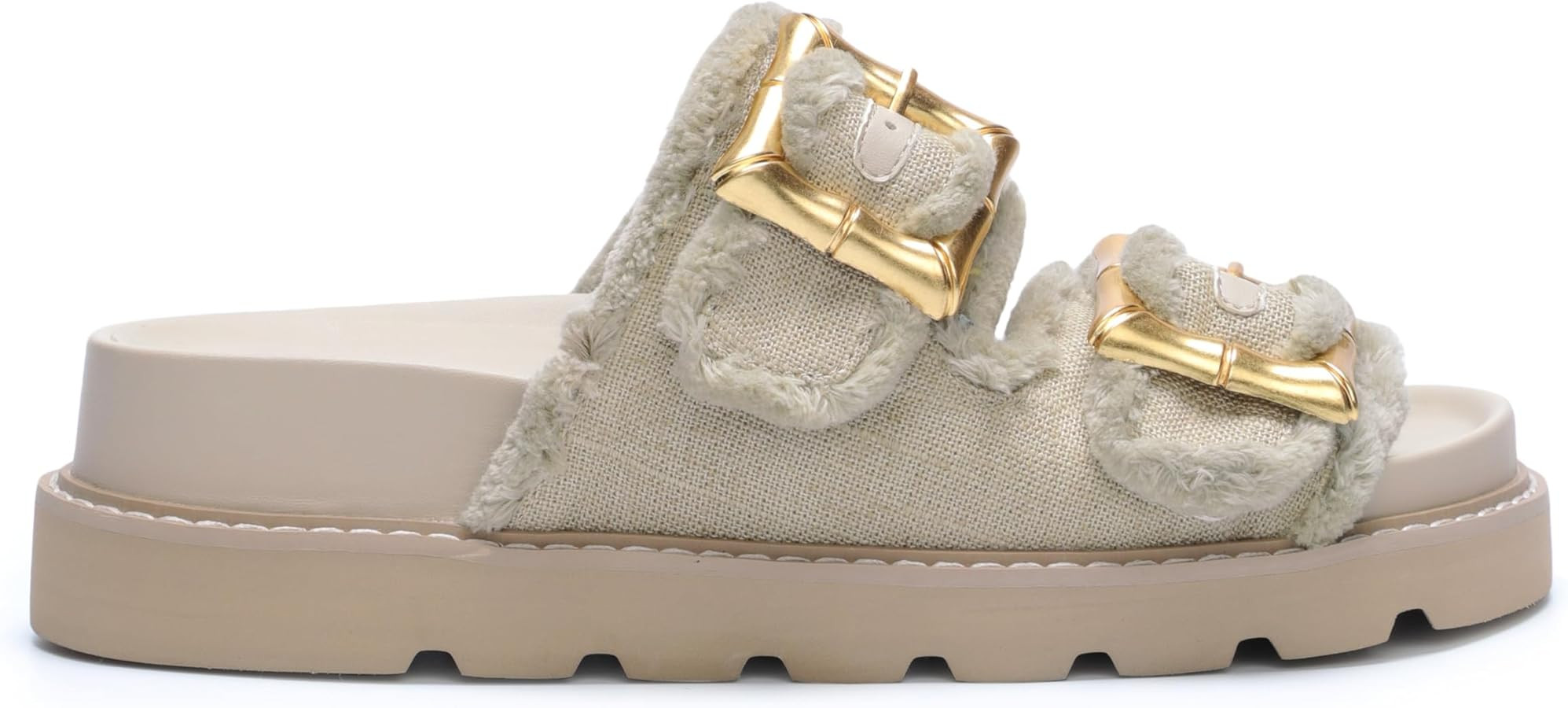 Mi.iM Carlotta Cozy Buckled Lined Mules | Amazon (US)