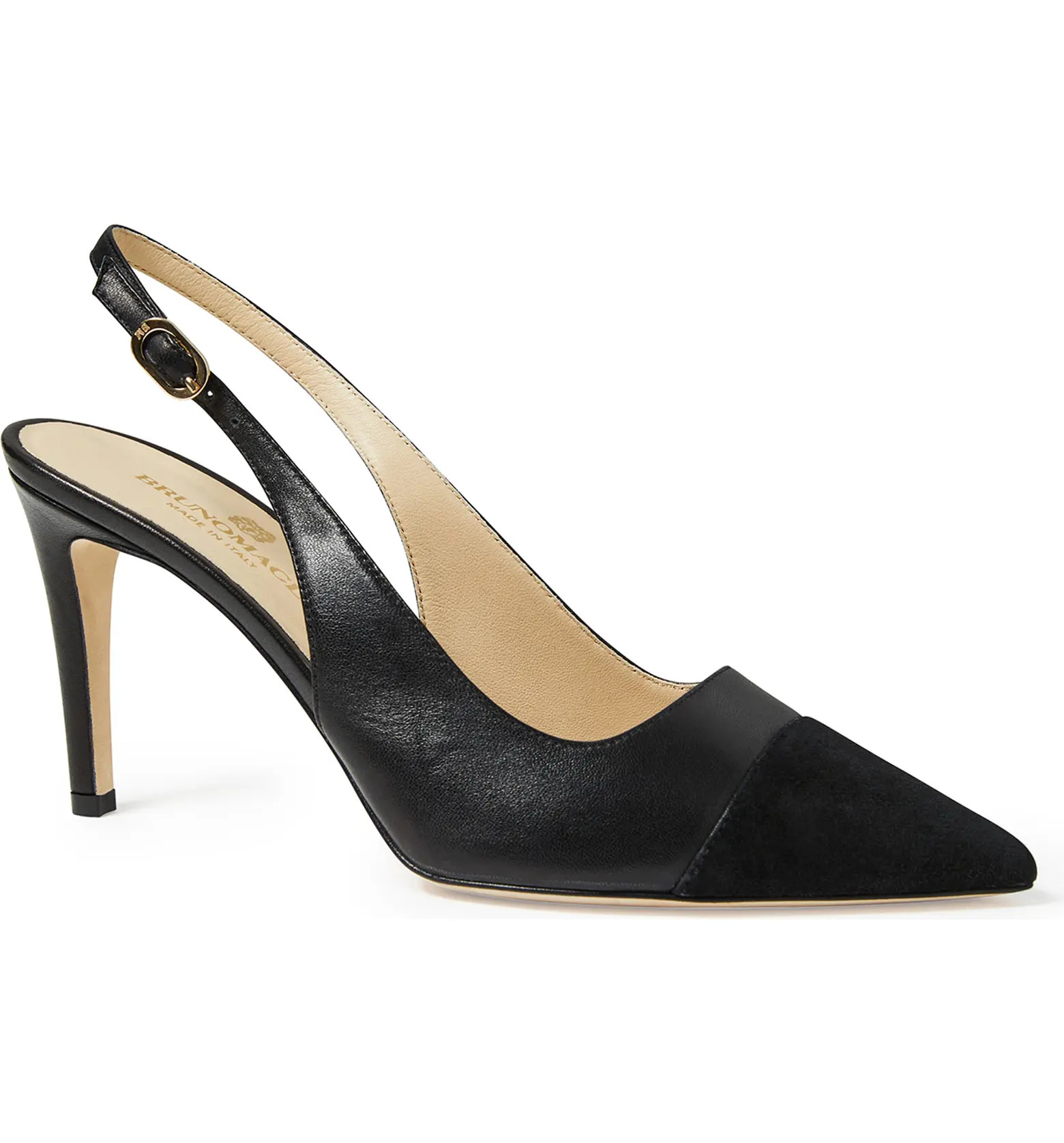 Alina Slingback Pointed Cap Toe Pump (Women) | Nordstrom