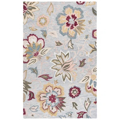 Blossom Hand Tufted Wool, Cotton Floral Indoor Rug | Wayfair North America