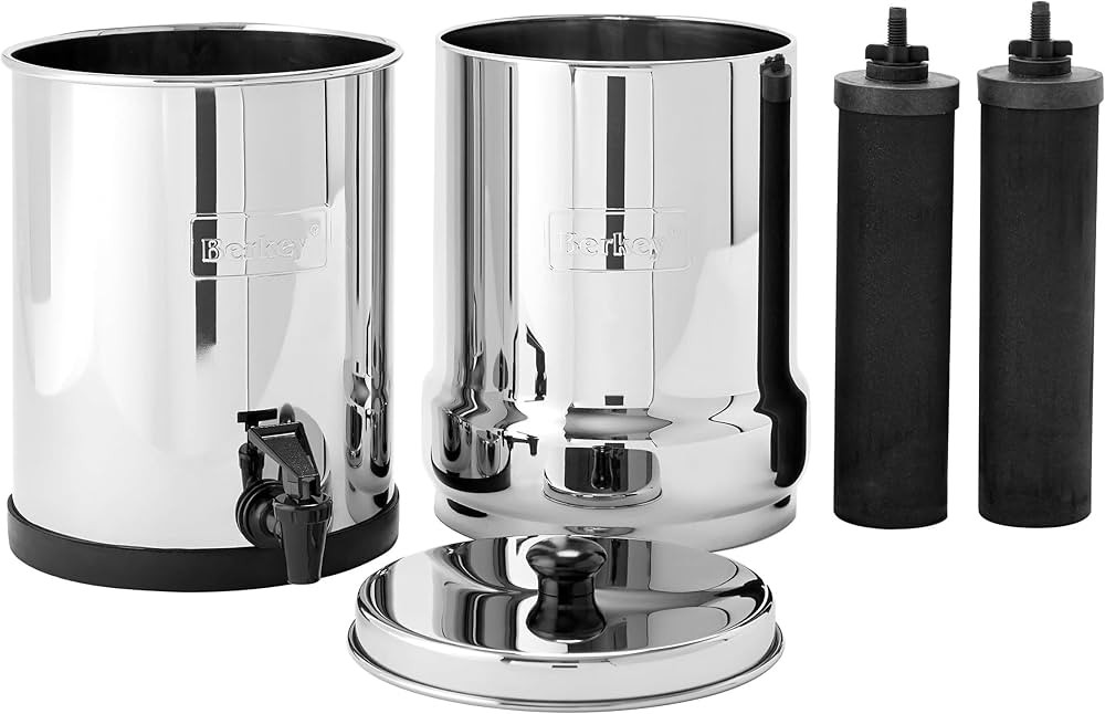 Travel Berkey Gravity-Fed Water Filter with 2 Black Berkey Elements\u2013Enjoy Potable Water Whil... | Amazon (US)