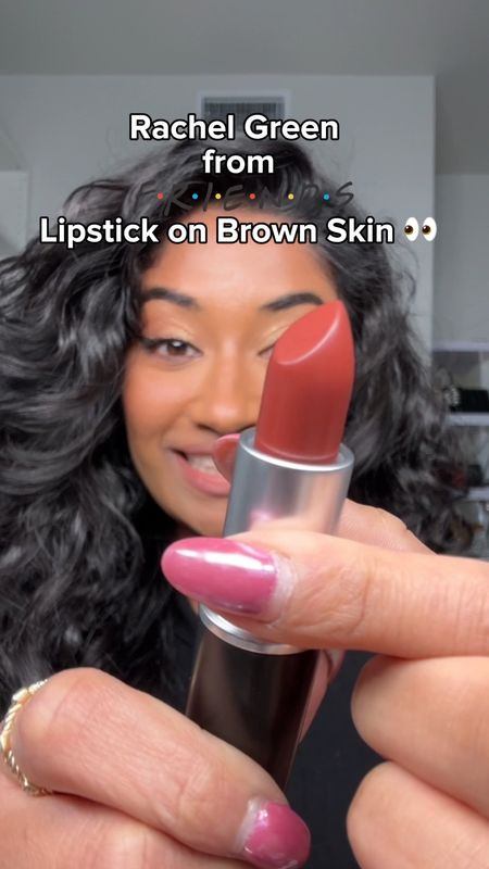 Rachel Green from Friends
ICONIC brick red lip has been going VIRAL... but lets see if its #browngirlfriendly 👀✨

#LTKbeauty