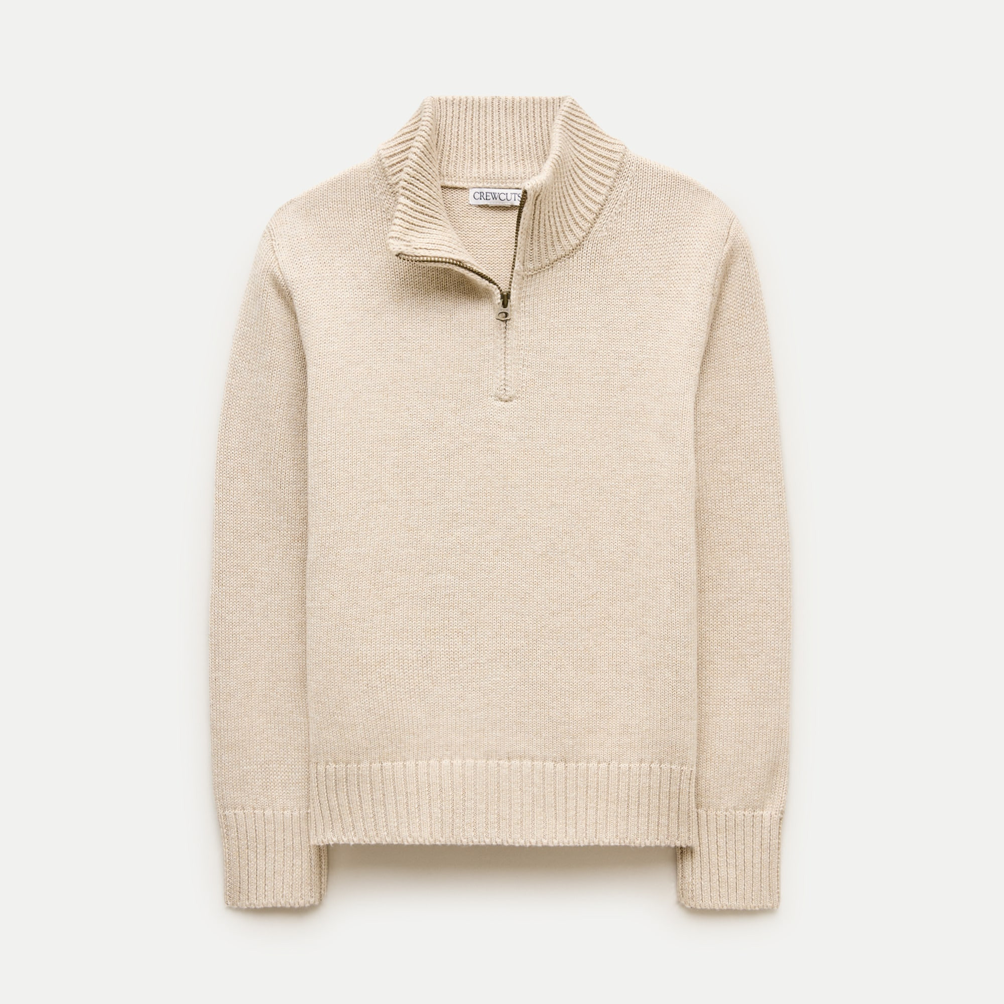 Kids' heritage cotton quarter-zip sweater | J. Crew US