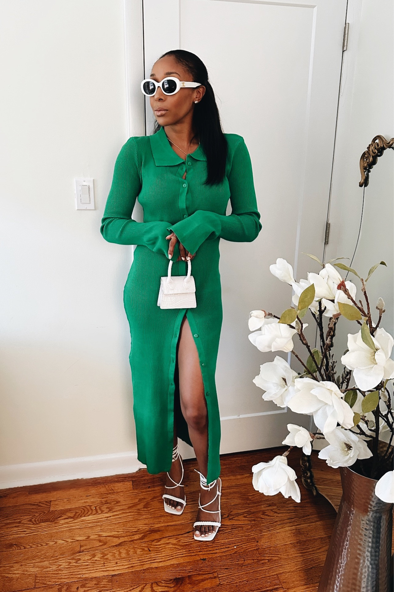 The most perfect cozy dress! This dress can be worn to work, a date, dressed up or even for a casual day! I’ve even worn it over a top and pants before. I love the sleeve detail! It also comes in other colors. This bag is super cute too!

#LTKitbag #LTKfit #LTKunder50