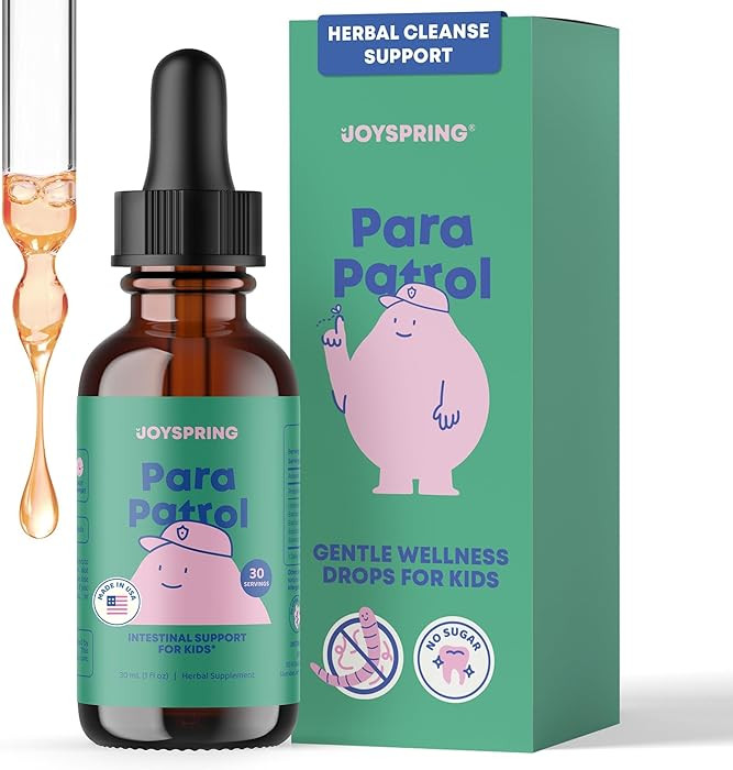 JoySpring ParaPatrol Kids\u2019 Herbal Blend \u2013 Alcohol-Free Liquid Supplement with Black Wal... | Amazon (US)