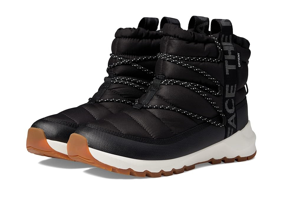 The North Face THERMOBALLtm Lace Up WP Women's Shoes TNF Black/Gardenia White : 5 B - Medium, Textile | Zappos