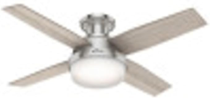 Hunter Fan Company 50282 Hunter Dempsey Indoor Low Profile Ceiling Fan with LED Light and Remote ... | Amazon (US)
