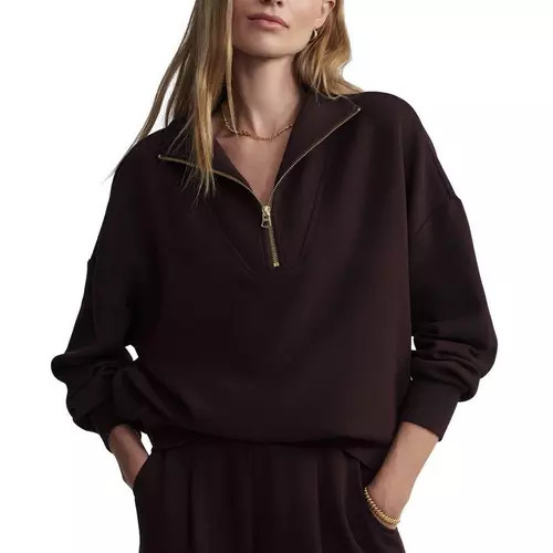Women's Varley Hawley Sweat Long Sleeve 1/2 Zip | Scheels Sports