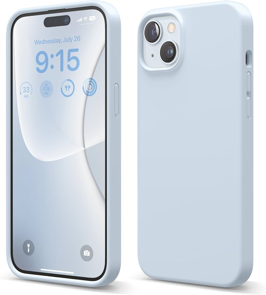 elago Compatible with iPhone 15 Plus Case, Liquid Silicone Case, Full Body Protective Cover, Shoc... | Amazon (US)