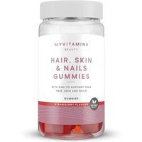 Myvitamins Hair Skin and Nails Gummies - 60gummies - Strawberry (Vegan) | Look Fantastic (UK)