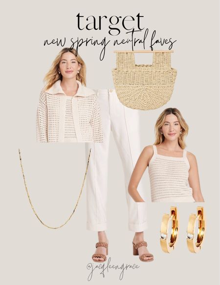 Target new spring neutral faves. Budget friendly. For any and all budgets. Glam chic style, Parisian Chic, Boho glam. Fashion deals and accessories.

#LTKhome #LTKstyletip #LTKFind