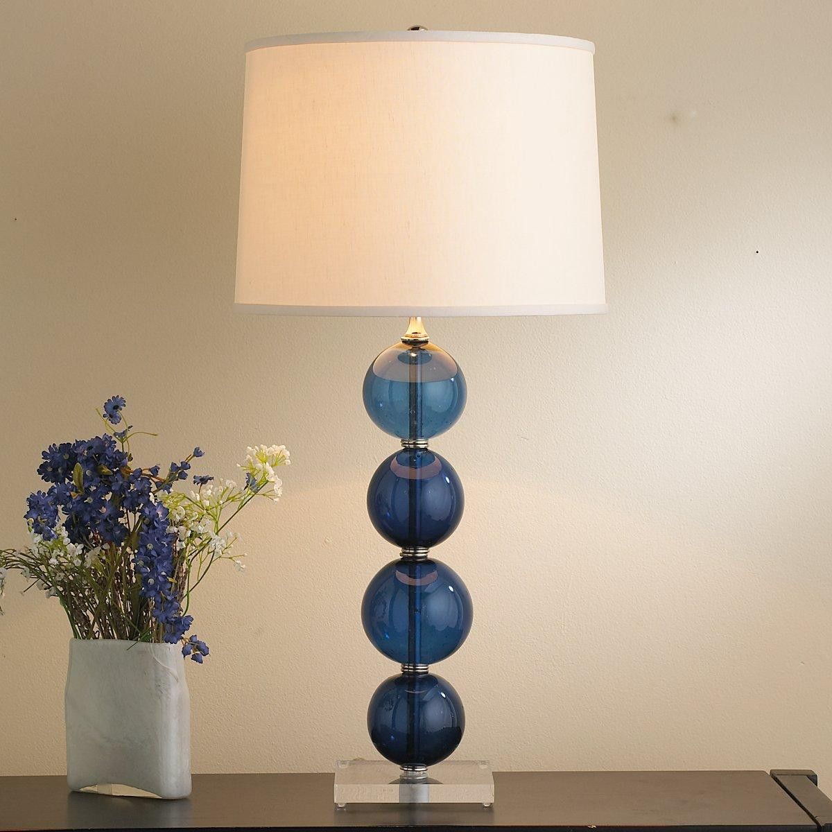 Recycled Glass Ball Table Lamp | Shades of Light