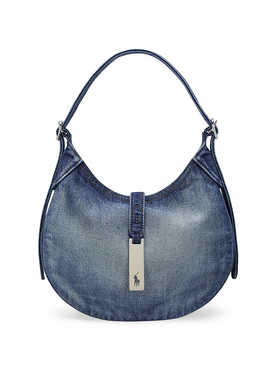 Women's Denim Hobo Bag - Dark Wash | Saks Fifth Avenue