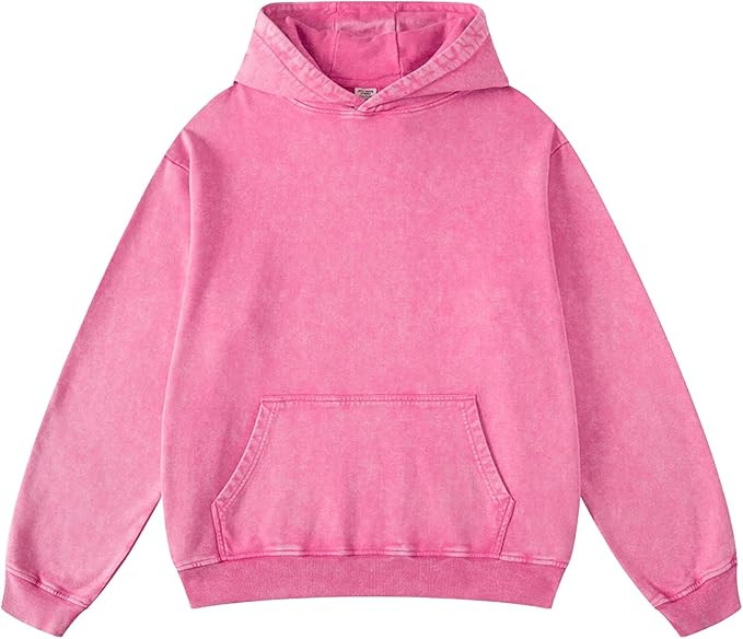 Mens Womens Acid Wash Hoodie Unisex Oversized Vintage Hoodie Heavyweight Terry Hoodies Sweatshirt... | Amazon (US)