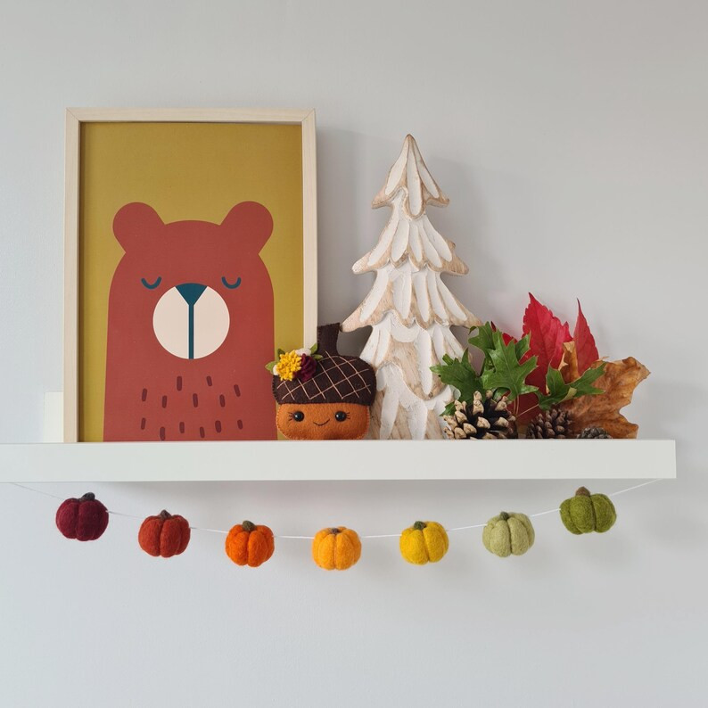 Rainbow Pumpkin Garland - Autumn Home Decor - Halloween Decoration | Etsy (UK)
